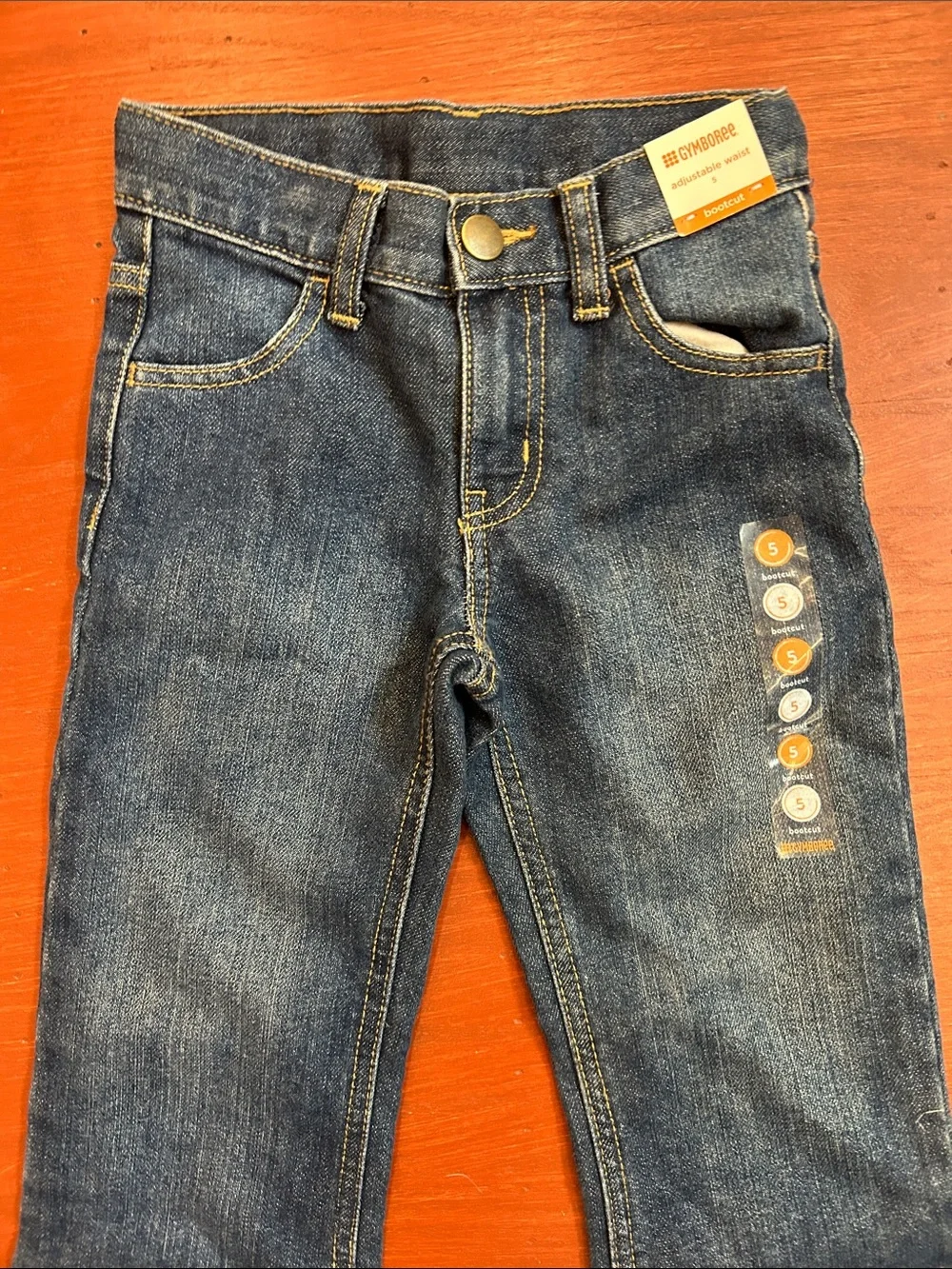 Gymboree Dark Blue Denim Jeans with Side Graphic